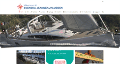 Desktop Screenshot of jeanneauklubben.se